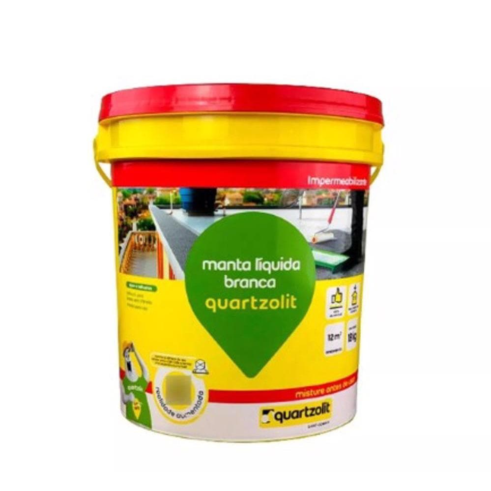 IMPERMEABILIZANTE QUARTZOLIT MANTA LIQUIDA BRANCA 18KG