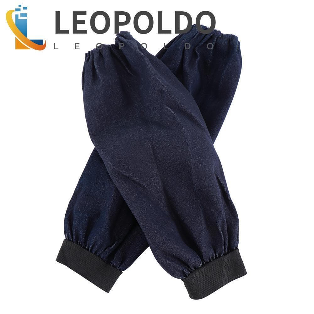 LEOPOLDO Denim Sleeve Soldador À Prova De Poeira Resistente Ao Corte Manga Protetora De Segurança