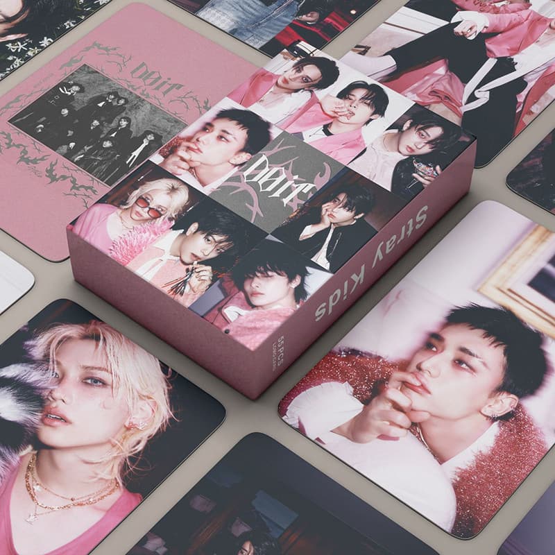 55pcs/box Stray Kids Photocard Cartão Holográfico KPOP DO IT Álbum LOMO W8DU