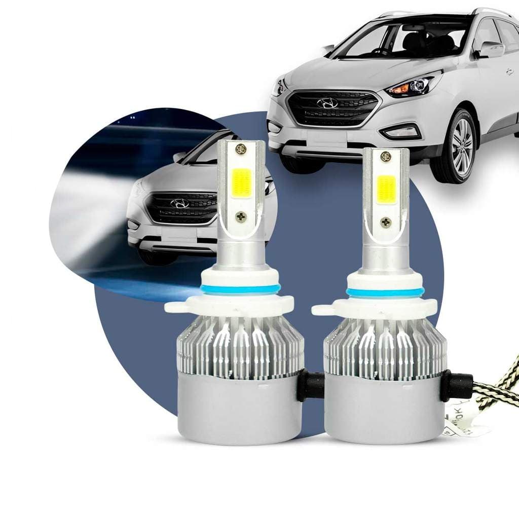 Super LED  Farol Projetor Hyundai iX35 2016 A 2026 6000K 30000h