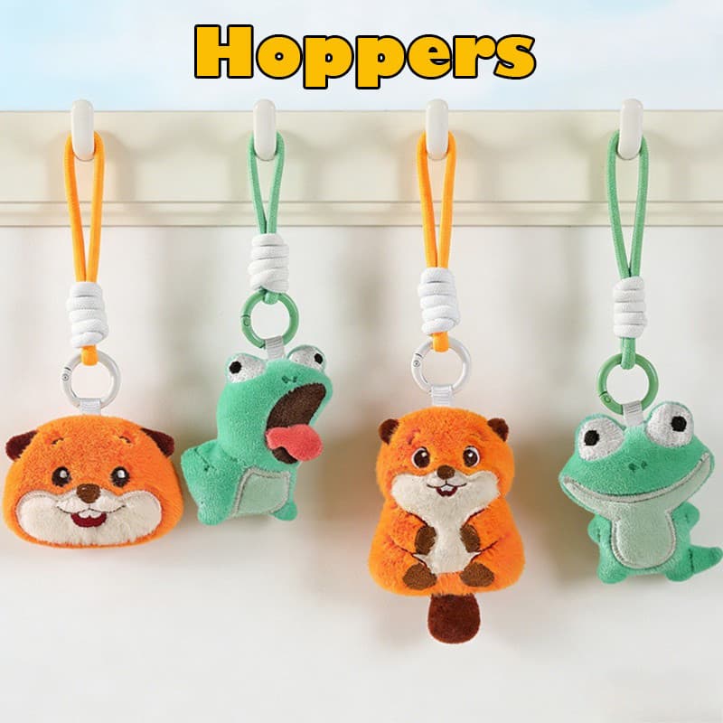 Hopes Tom Lagarto e Mabel Castor Chaveiro de Pelúcia Brinquedo Pingente de Bolsa Versão Infantil XGBL