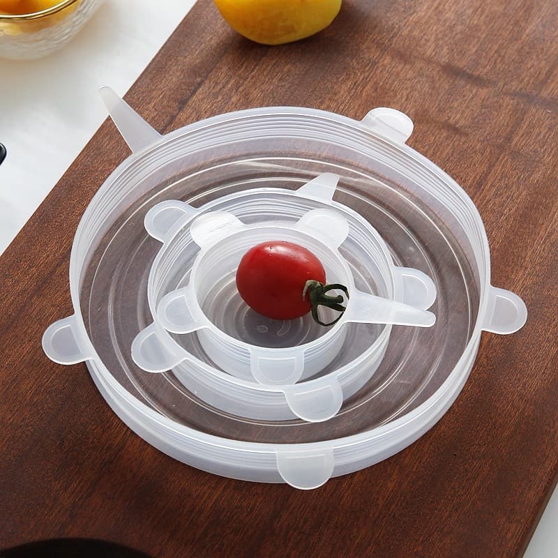 Tampa de Silicone para manter fresco, tampa de tigela de isolamento, produto comestível, envoltório de plástico doméstic