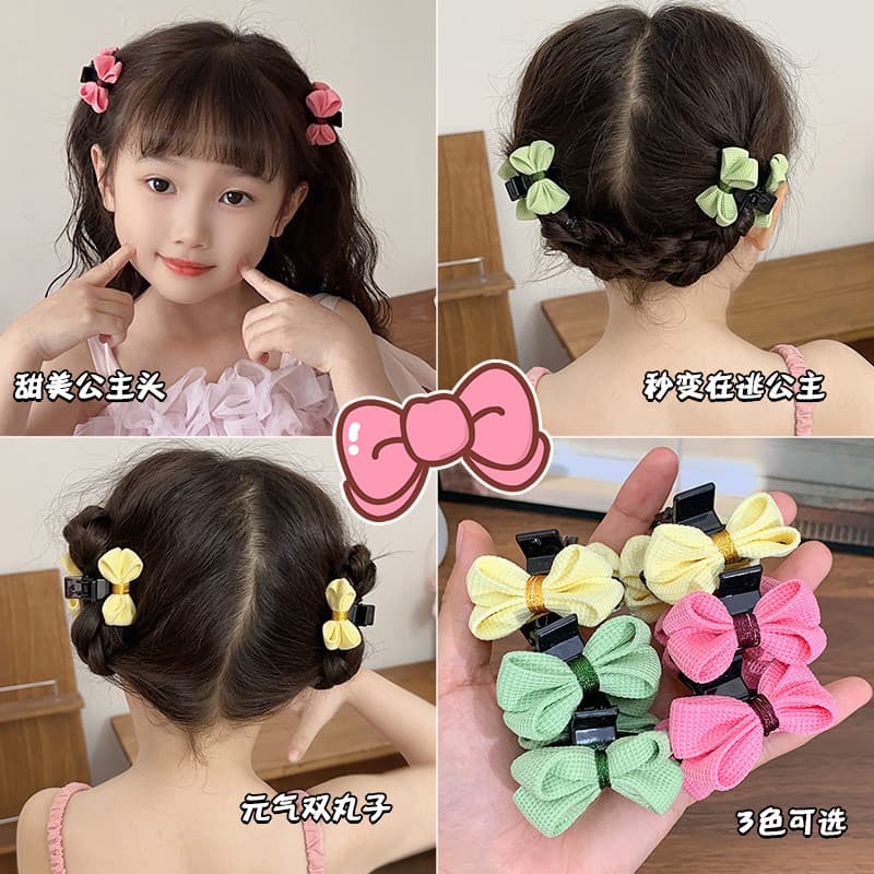 Bebê arco pequeno garra clipe menina quebrado grampo de cabelo franja lado bonito princesa grampo de cabelo acessórios p