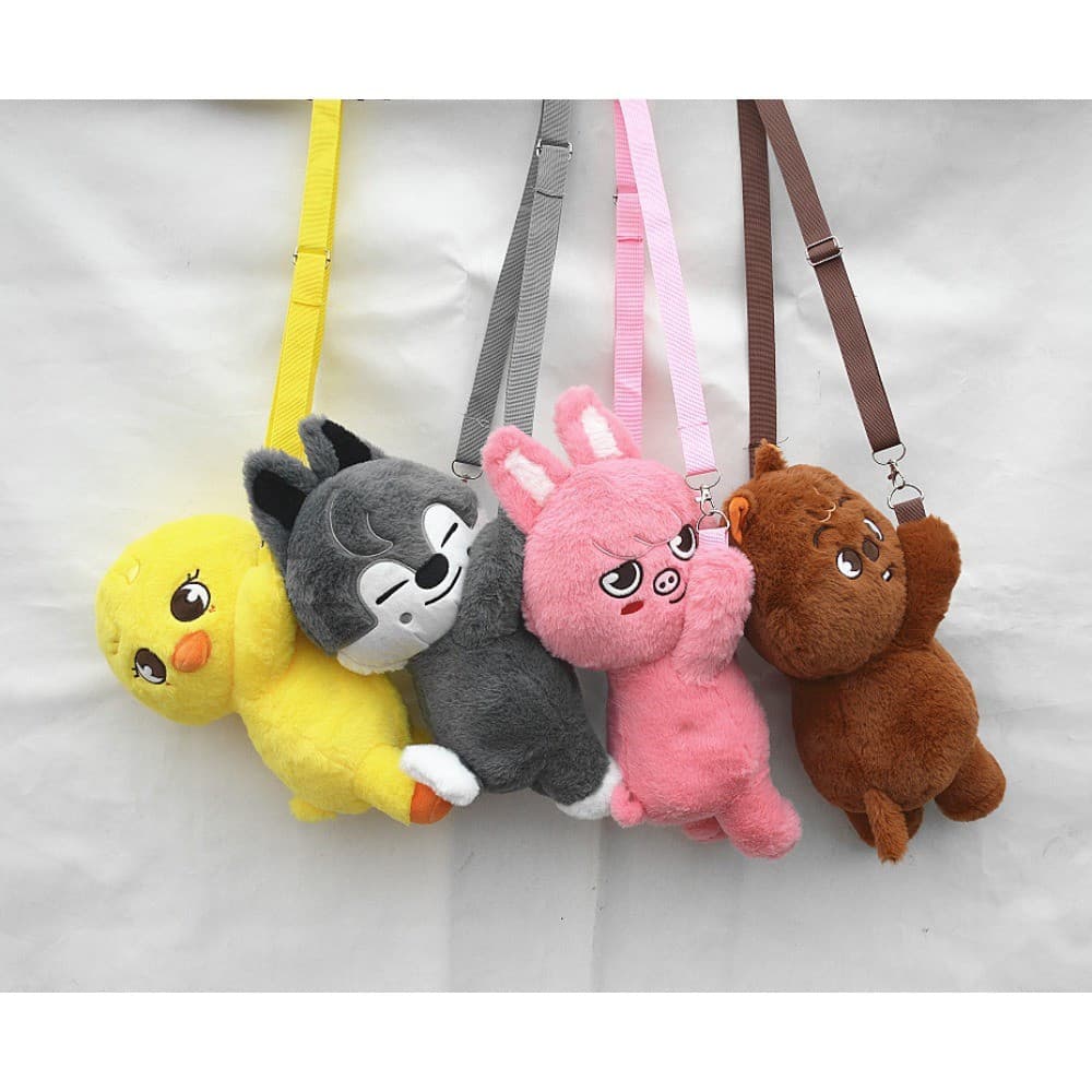 Bolsa de ombro do ídolo do Kpop Stray Kids, bolsa transversal SKZOO como presente para fãs.   2AZ2