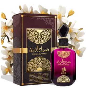 Perfume Feminino Al Wataniah Sabah Al Ward 100ml Elegância Oriental Longa Duração