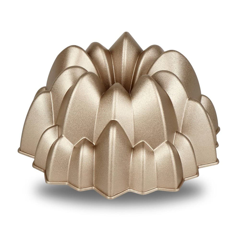 FORMA PARA BOLO BAKER'S SECRET PROFISSIONAL CASCADE 24CM EM ALUMÍNIO FUNDIDO DOURADO BS11299