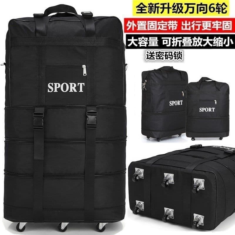 Esporte estendido de três camadas grande capacidade nova versão atualizada grande 6 rodas com cinto de segurança duplo s