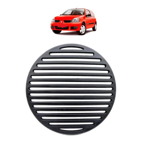 Grade Auto Falante Porta Dianteira Clio 2000/15 Cinza Escuro