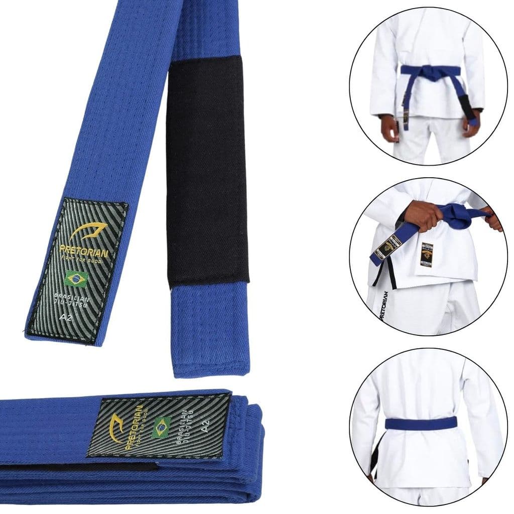 Faixa Jiu Jitsu BJJ Unissex Para Treinos Elite - Pretorian