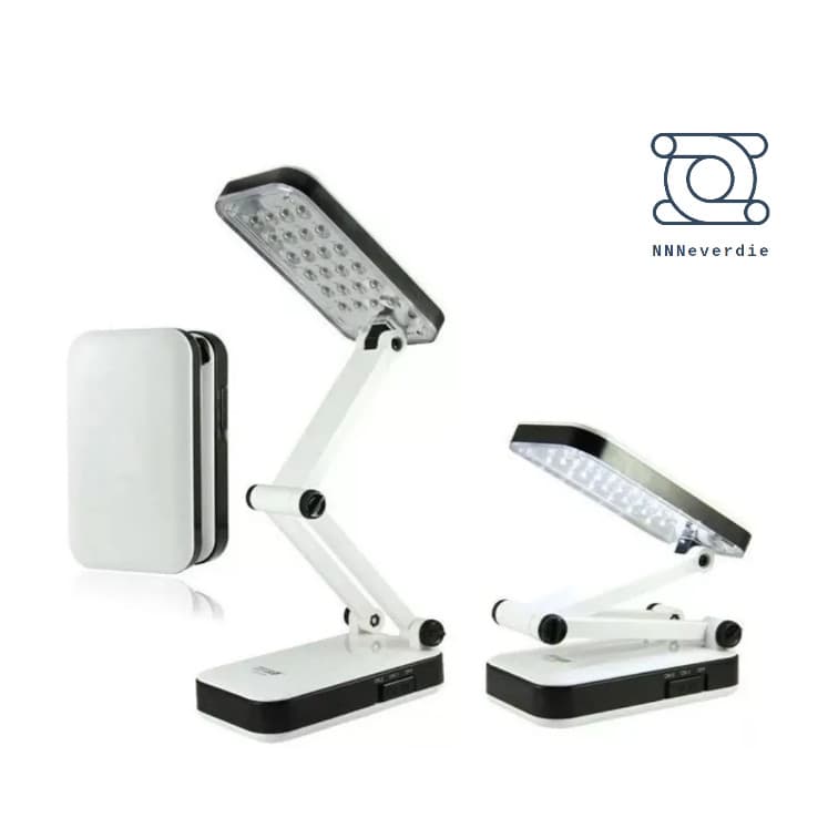Luminária Portátil Abajur Mesa 24 Led Dobrável Recarregável