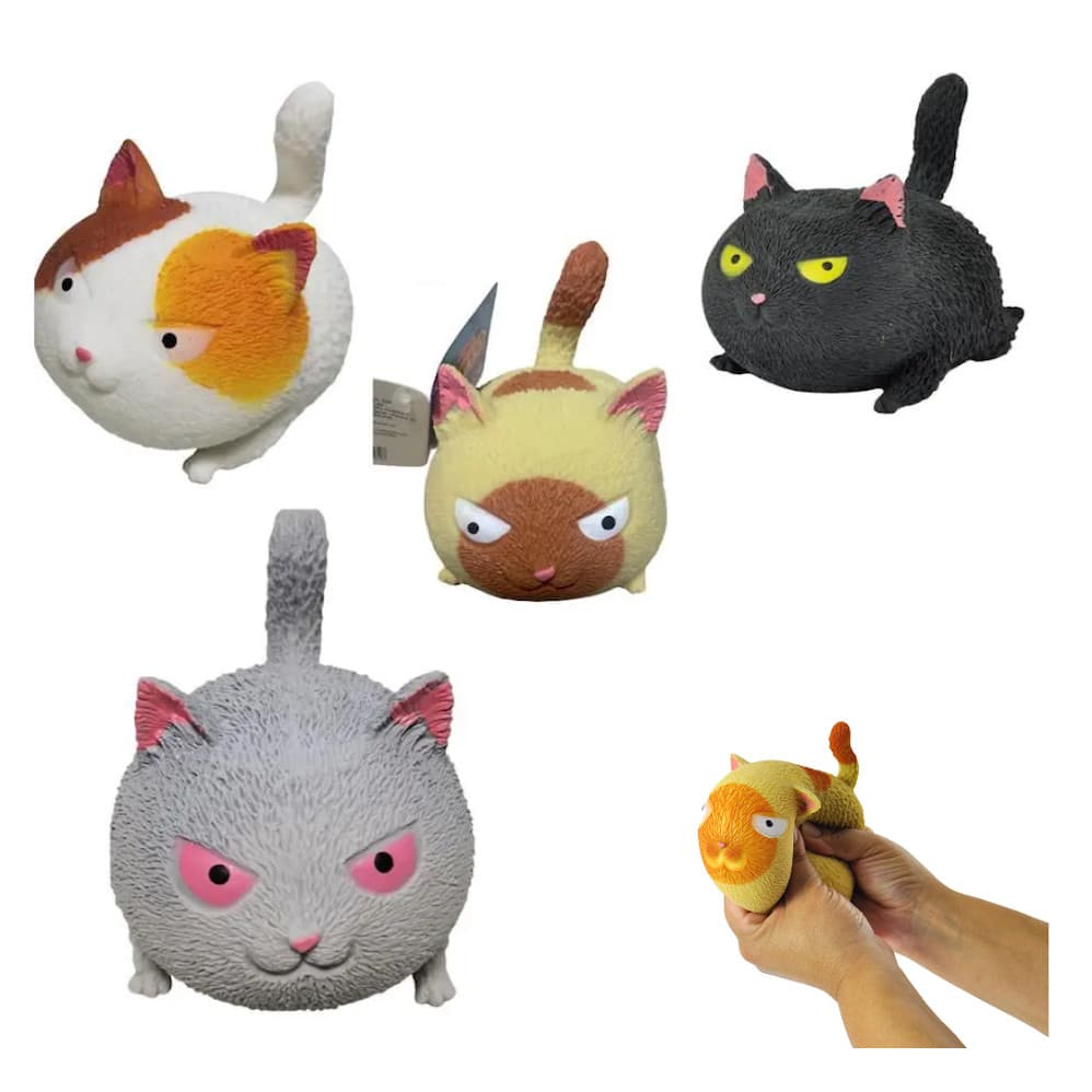 Brinquedos Gato Grande Anti Estresse Squishy Estica Fidget