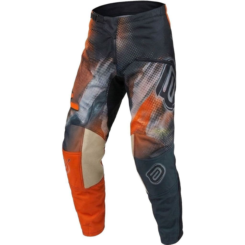 Calça ASW Image Enduro Dots Laranja Preto Cinza