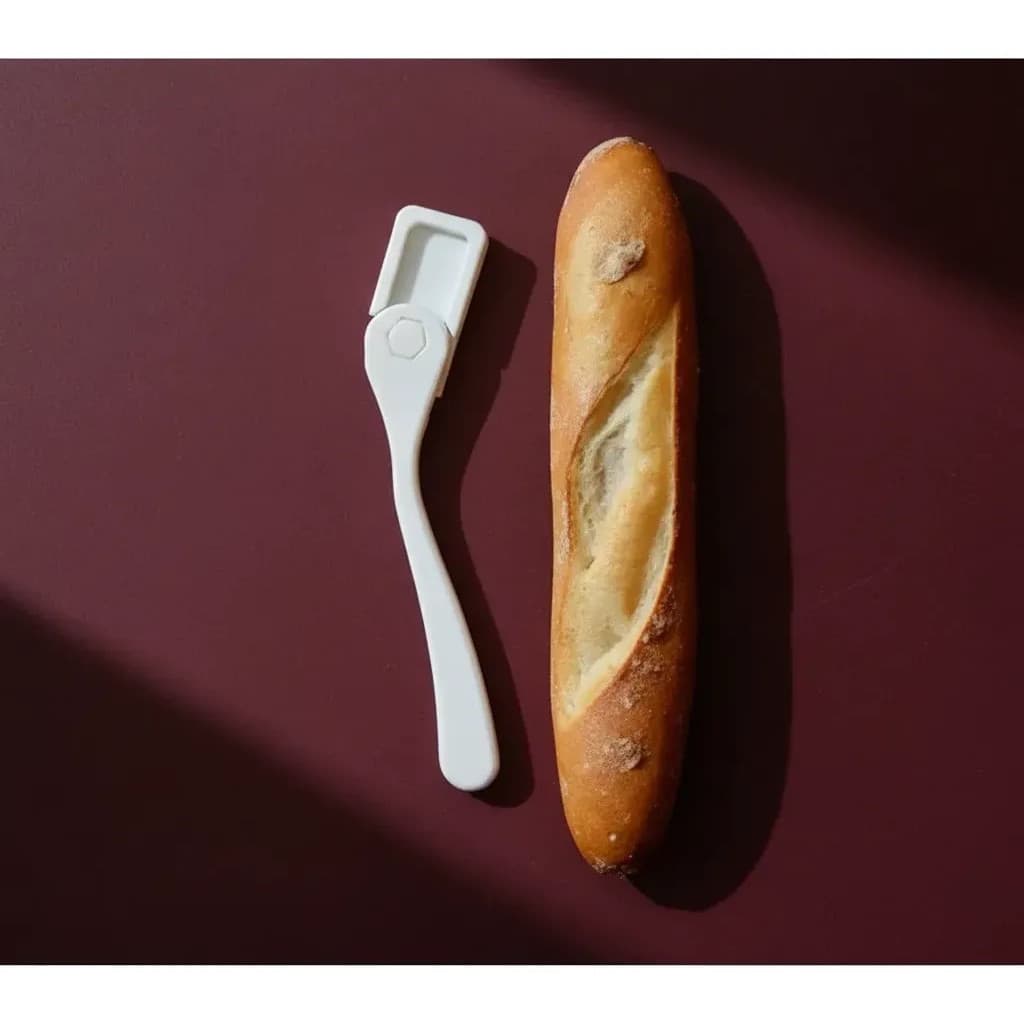 Base Para Lâmina De Cortes Em Pães Festloja Plástico Branca