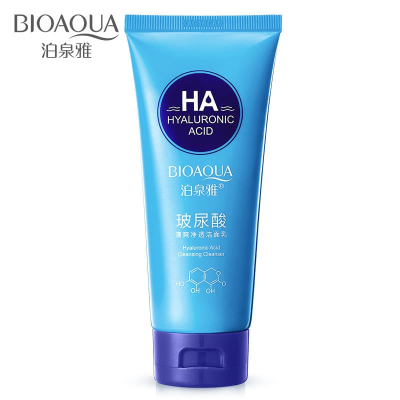 Poquanya ácido hialurônico hidratante limpador facial hidratante nutritivo cuidados faciais produtos de cuidados com a p
