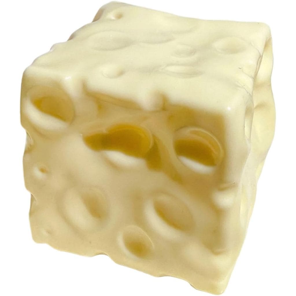 Brinquedo Mole Gigante De Queijo Amarelo Jumbo , De Aperto Macio De Ascensão Lenta , Cubo Para Alívio Do Estresse Com Te