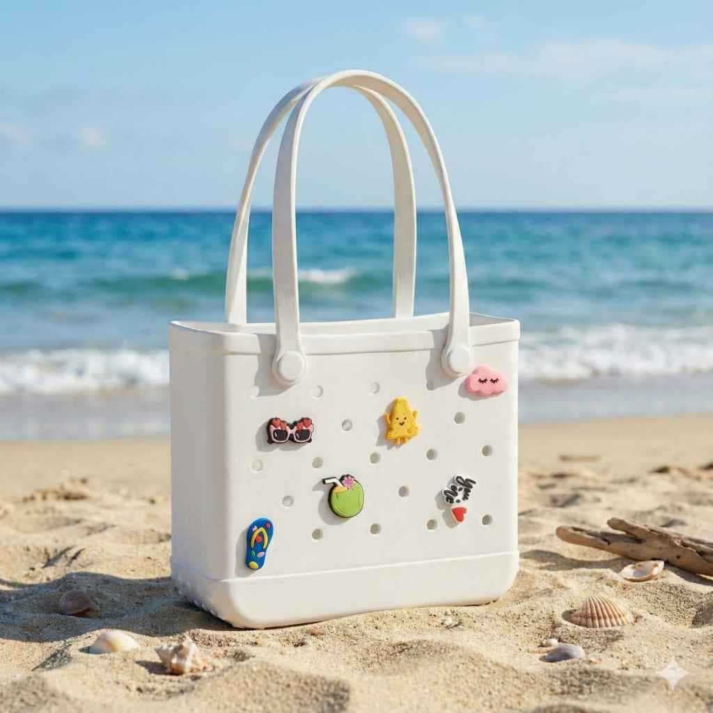 Bolsa de Praia EVA  6 Pins  Leve Resistente  Ideal Piscina e Praia 37x30x13