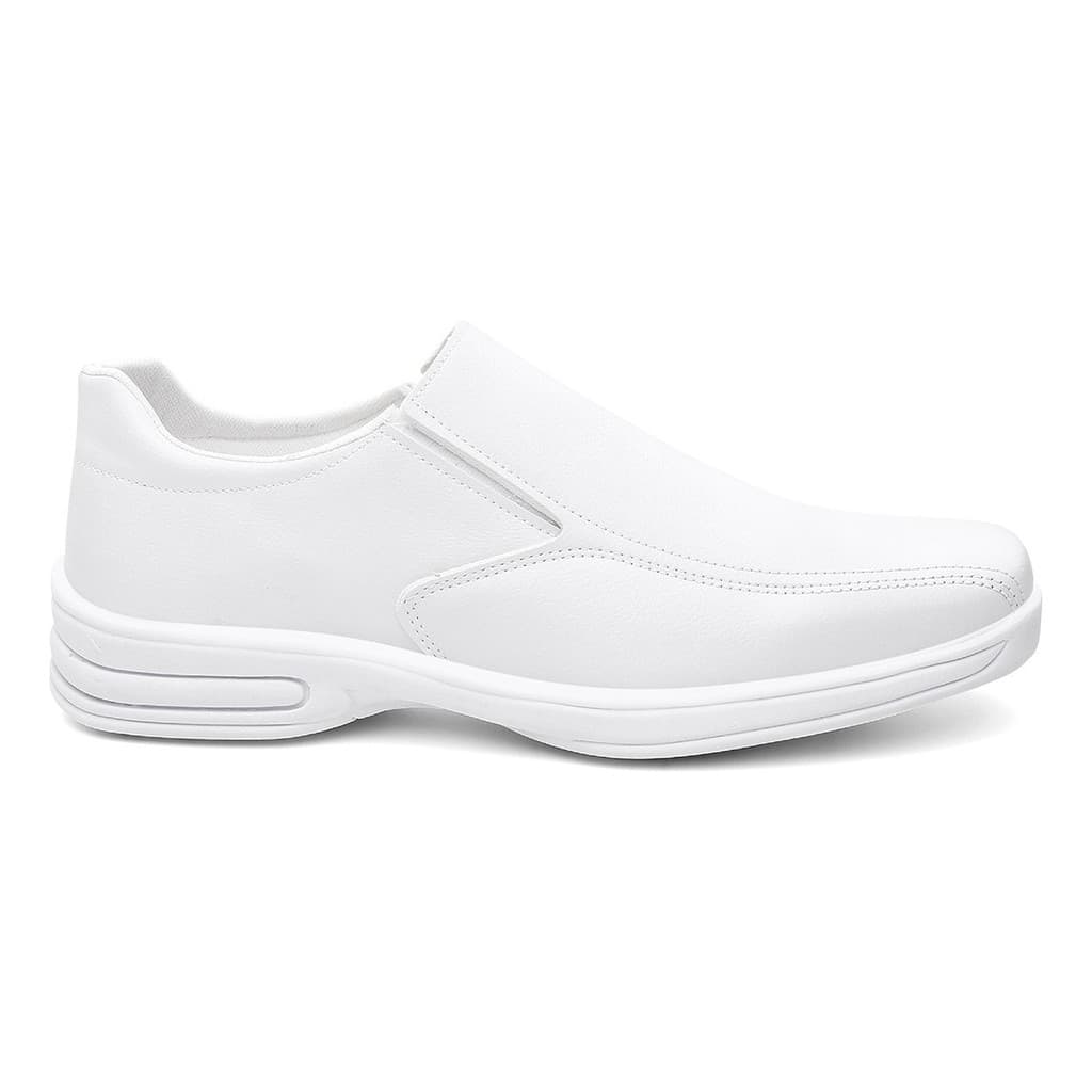 Sapato Social Masculino Fechado Confortável Branco