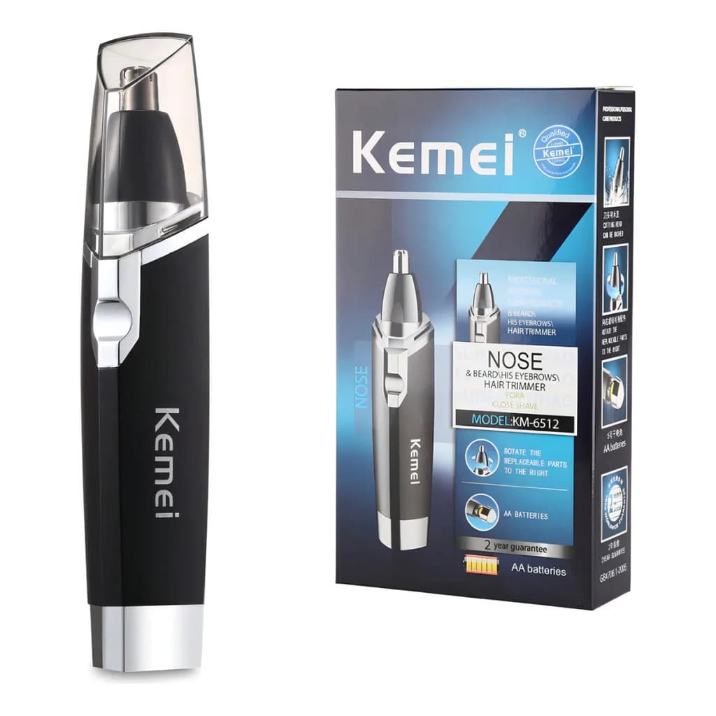 Aparador Kemei Nariz Orelha Bigode Máquina Cortar Pelos Top