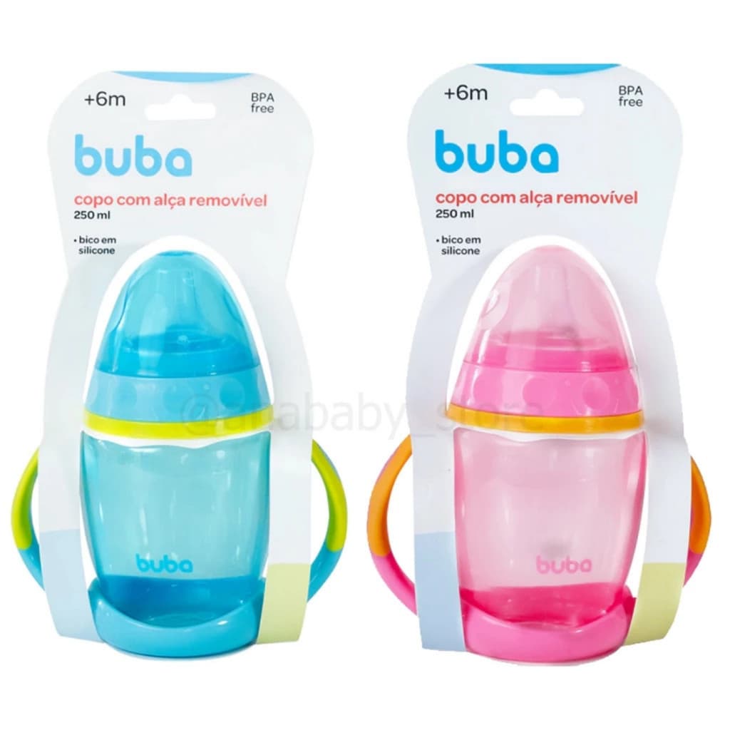 Copo De Treinamento Buba Com Alça Removível Buba Infantil Copo Bebê