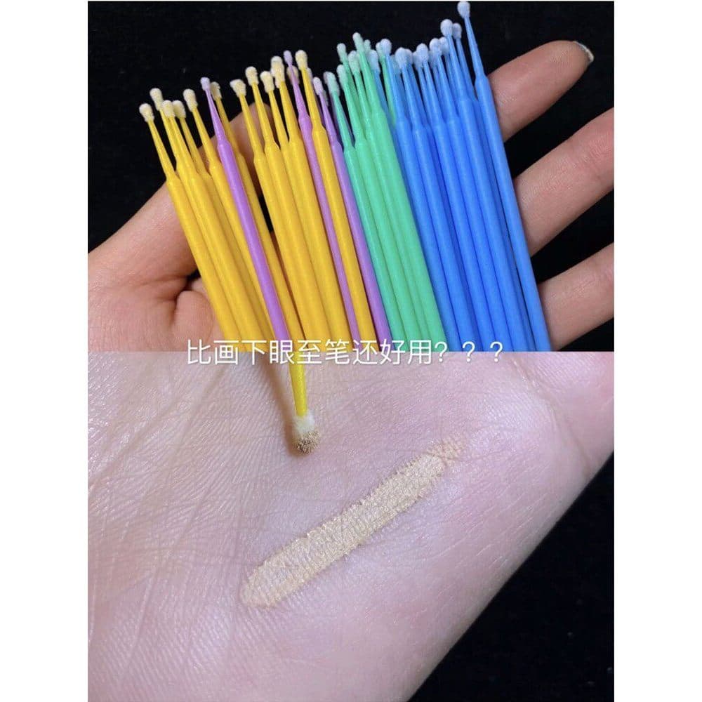 Ferramenta útil para modificação de maquiagem dos olhos!Sobrancelha delineador correção ferramenta útil Nano cotonetes c
