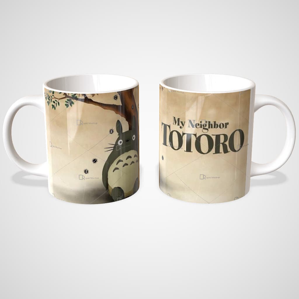 Caneca Meu Amigo Totoro Presente de Anime Filme Nerd