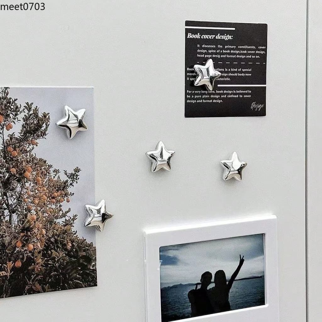 Pequenos Ímãs De Geladeira Bonitos Decorativos Estrela Ímã Conjunto Para Casa Cozinha Escritório Armário Quadro Branco D