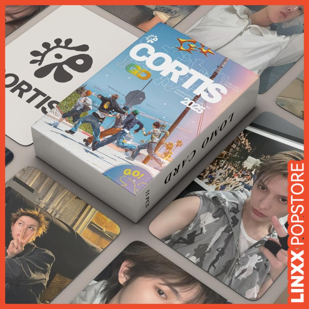 LINXX 55 Pcs MARTIN CORTIS Série Álbum Lomo Cartões Kpop Boy Band Fan Collection Laser Holográfico Photocards Glitter Me