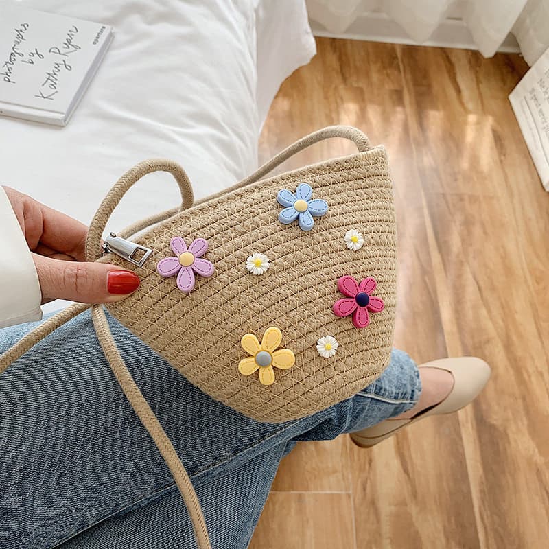bolsa femenina bolsa feminina Saco de palha 2022 novo estilo moda influenciador feminino saco de um ombro saco do mensag