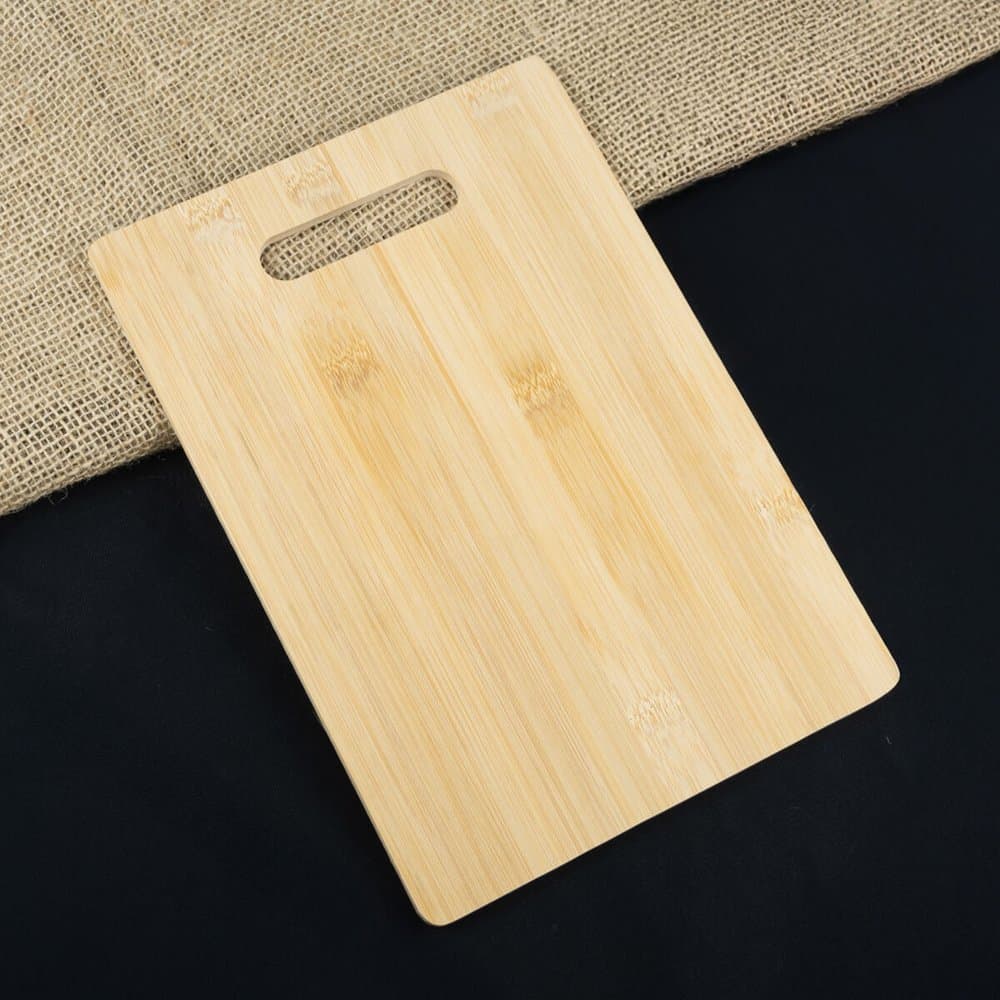 Tabua De Corte 100% Bambu 20x30cm Para Corte de Carnes Legumes e Vegetais