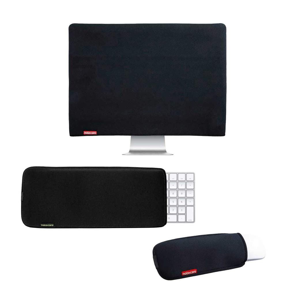Combo Capa Compatível Apple iMac 24" + Case Teclado Magic Keyboard Numérico + Case Mouse + Escova + Pano Microfibra