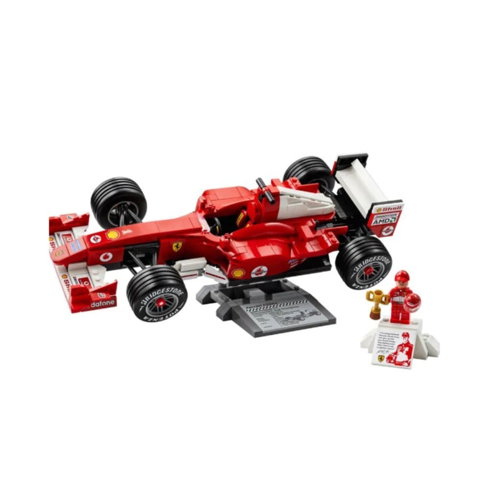 LEGO Icons Ferrari F2004 e Michael Schumacher 11375 Colecionável