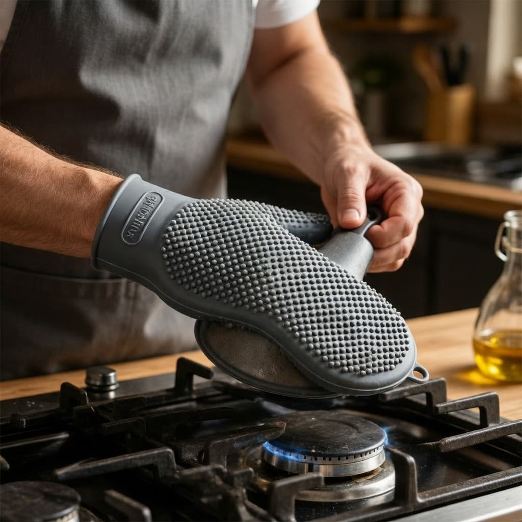 Luva de Silicone para Cozinha Bico de Pato Gpinox - Proteção Térmica