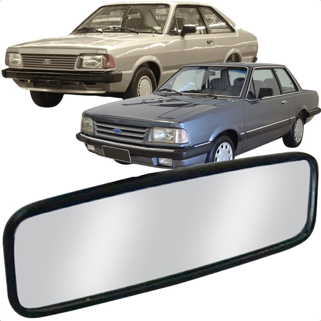 RETROVISOR INTERNO DEL REY ANTIGO BELINA 1985 A 1991 CORCEL 1985 A 1986 AUTO COLANTE