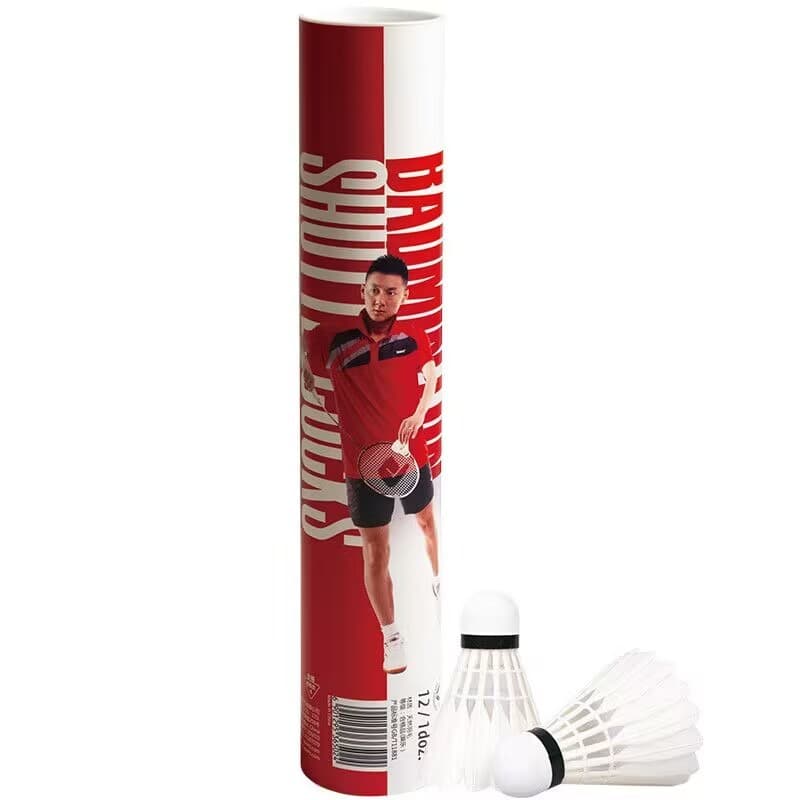 Dupla felicidade 401 Badminton genuíno conjunto de 12 peças durável treinamento competição bola interior ao ar livre loc