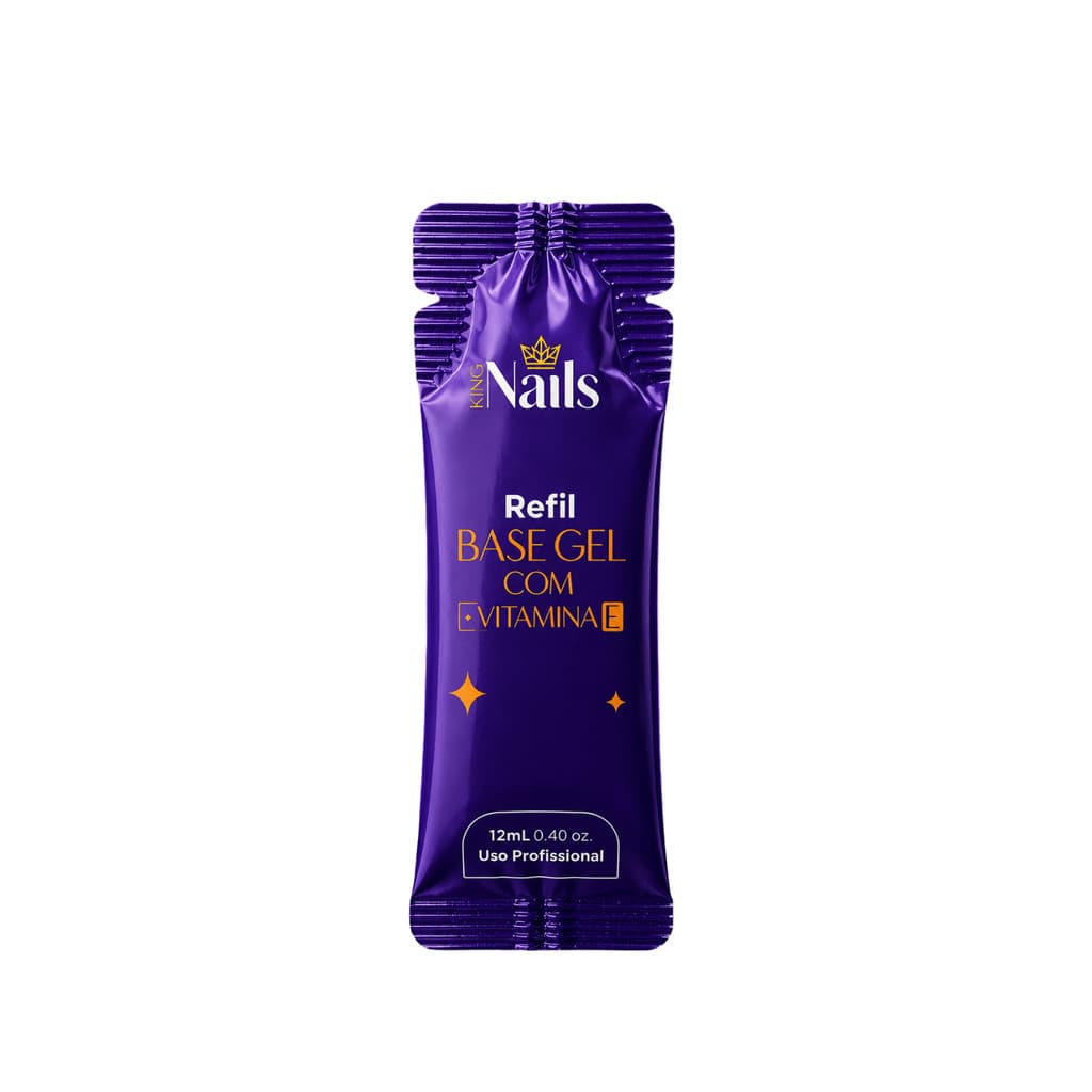 Refil Base Gel com Vitamina E 12ml - King Nails