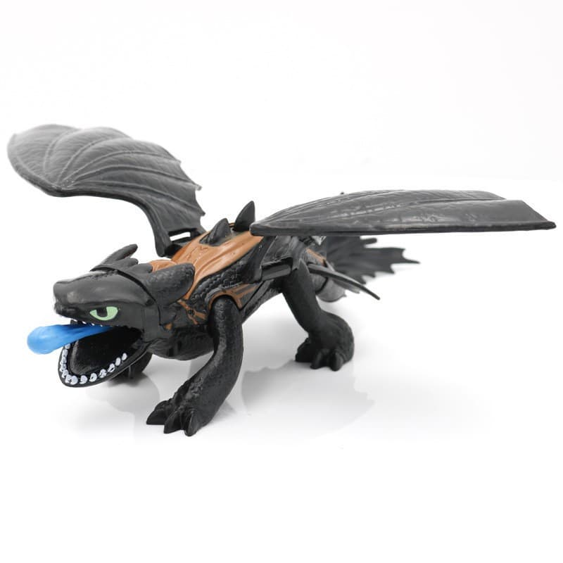 Como Treinar Seu Dragão Desdentado Figuras De Ação Do Doll PVC Lançar Bala Swing Wings Kids Toy Gift