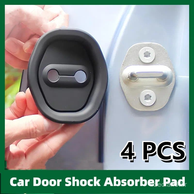 Conjunto de 4 peças de almofadas amortecedoras para portas de carro, almofadas amortecedoras de silicone espessas, antic
