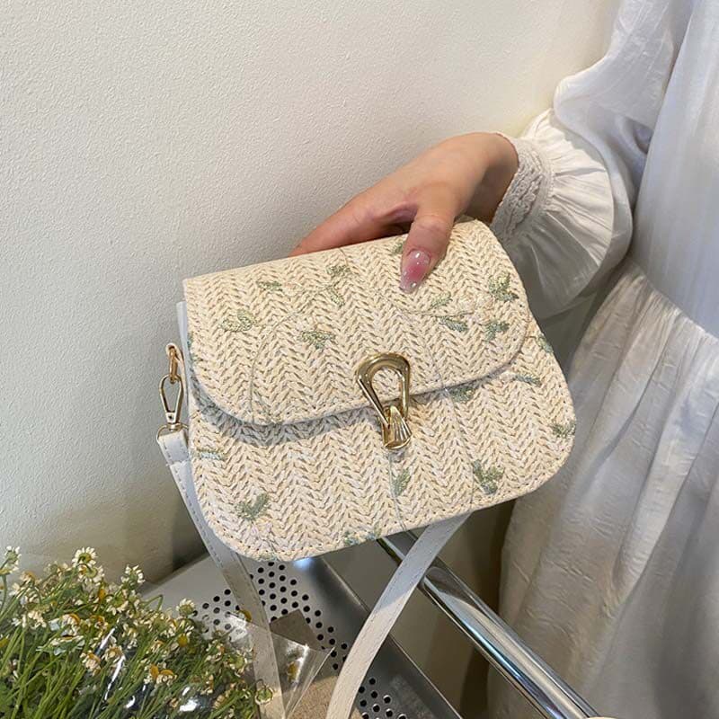 Bolsa bolsa femenina Bolsa mensageiro portátil feminina com textura de alta qualidade, nicho de verão