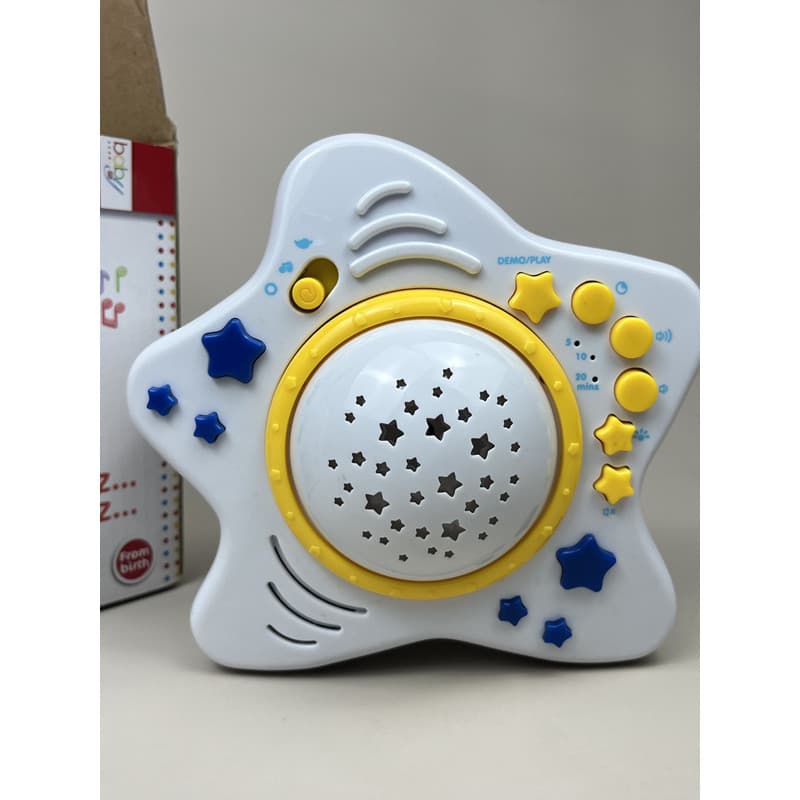Bebê calmante brinquedo estrela projeção chocalho bebê música cronometragem brinquedo