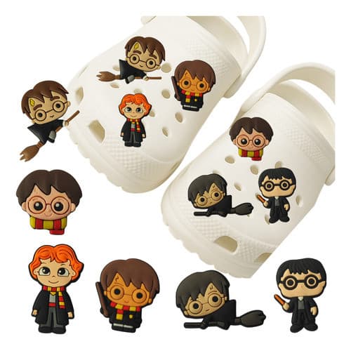 Kit 6 Pins Bottons Enfeites Babuche Harry Potter Colorido Harry Potter