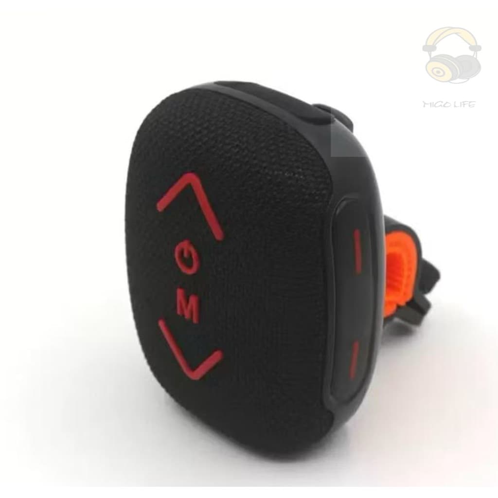 Caixa de Som Bluetooth Original para Bicicleta e Moto, com Suporte à Água e Função TWS para Cartões de Memória.