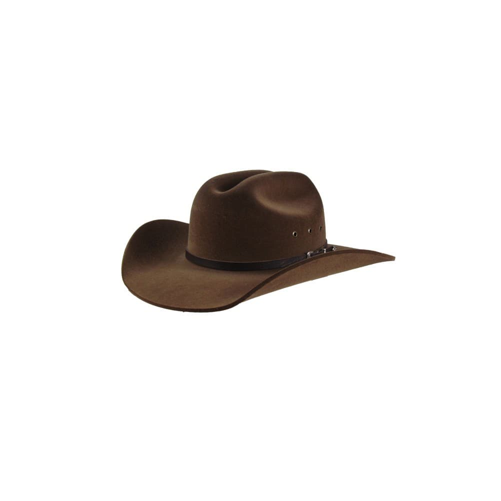 Chapéu Country Cowboy Infantil Aveludado Mundial Original Para Criança Preto ou Marrom