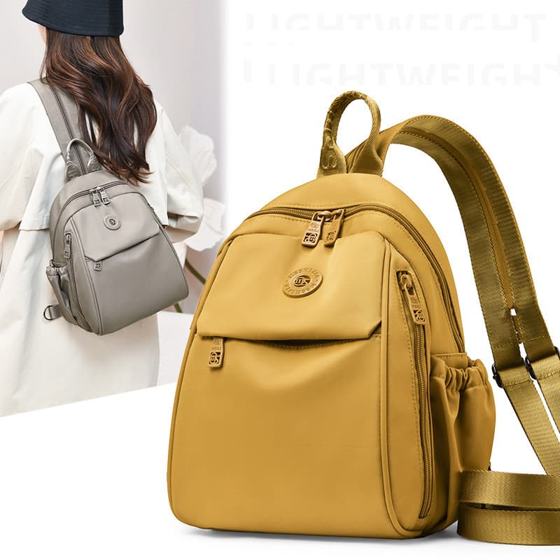 Oxford pano leve mochila senhoras 2025 novo estilo pano de náilon Casual estilo preguiçoso Ultra leve viagem pequena moc