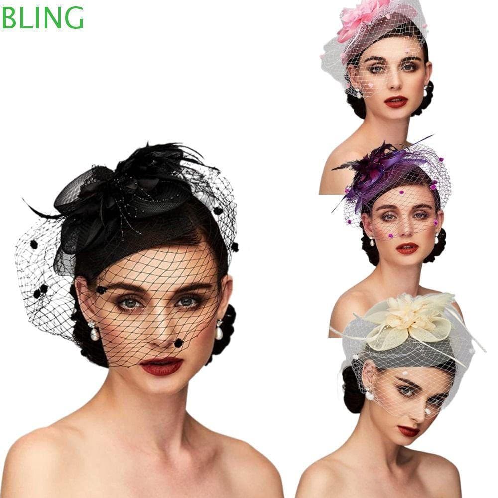 BLING Fascinator Hairpin Flores Multi Cores Alfinetes De Cabelo De Casamento