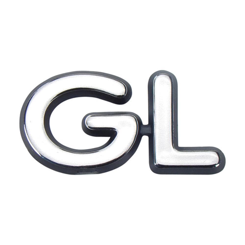 Emblema GL do Paralama Escort Zetec Fiesta 97 98 99 2000 2001 2002