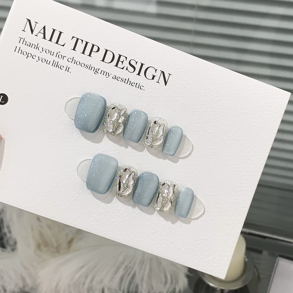Estilo simples usando unhas branqueamento artesanal manicure fototerapia manicure gelo transparente fino piscando em for