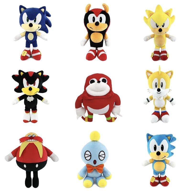 25cm Caixa Super Sonic Ugandan Juntas Brinquedo De Pelúcia Macio Figura Animal Boneca Decoração Para Casa ZKUH