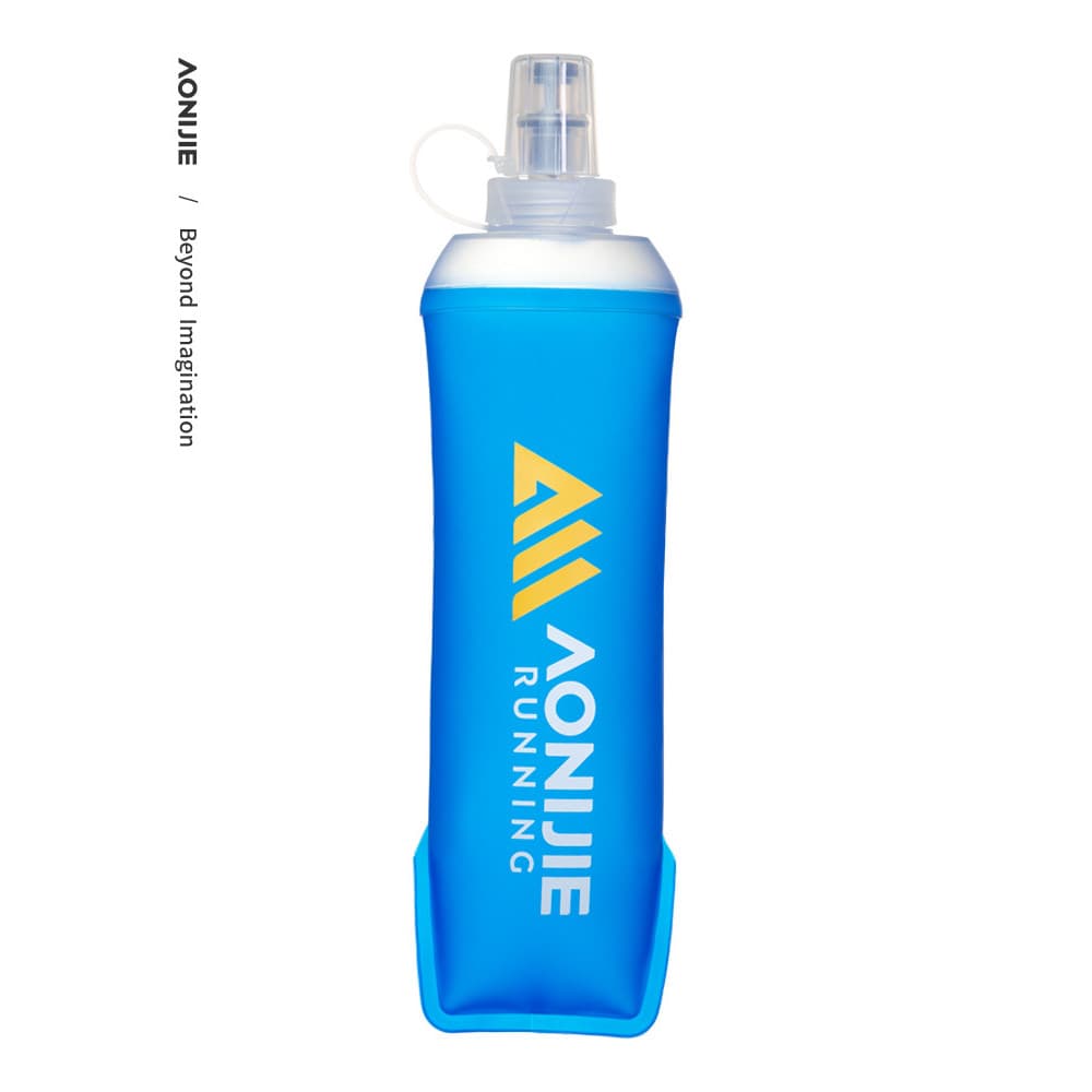Onijie Sports 500ML Bolsa de água dobrável portátil ao ar livre Maratona Cross Country Running Garrafa de água macia ded