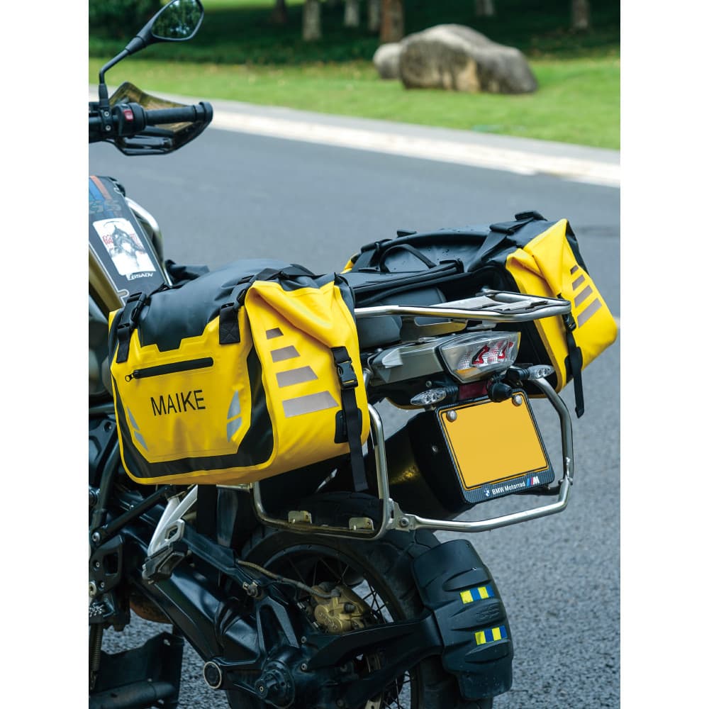 Bolsa lateral para banco traseiro de motocicleta, à prova d'água, liberação rápida, bolsa para motocicleta, bolsa para p