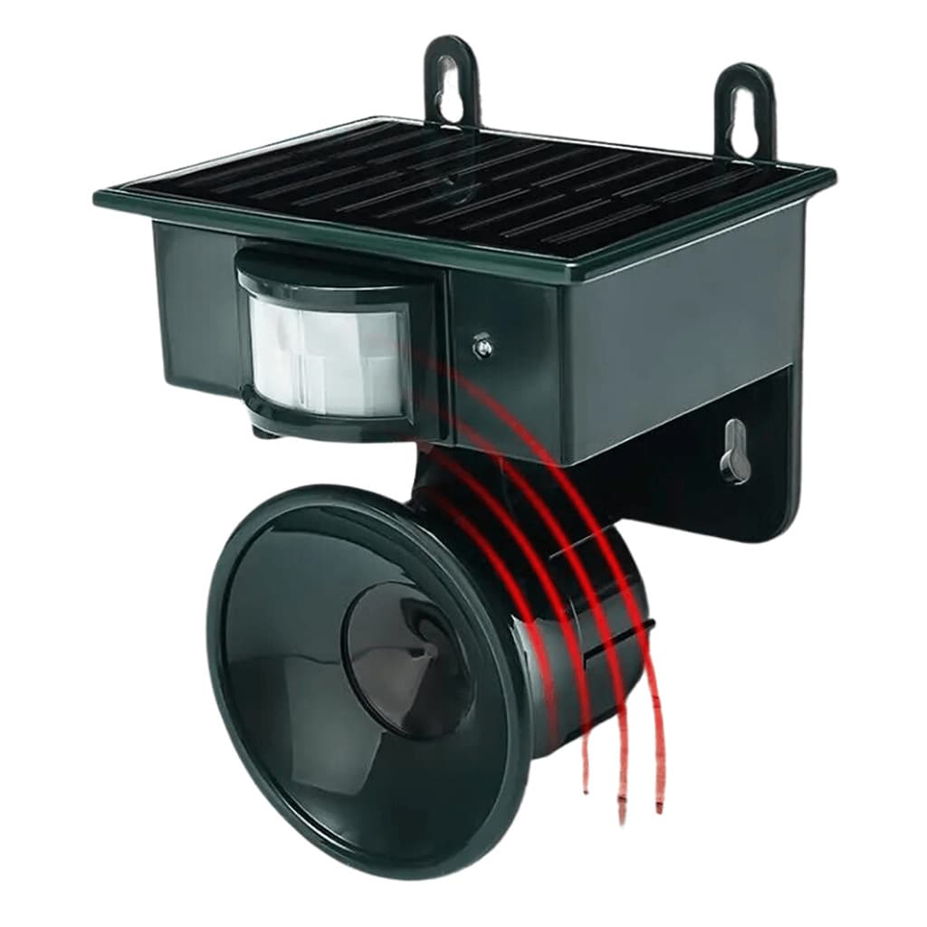 Repelente Solar Ultrassonico Sensor Ante Praga Escorpião Ratos Pombos